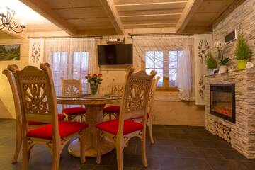 Фото номера Шале с двумя спальнями Шале Luksusowe Domki Elizy Luxury Chalets Poronin г. Поронин 30