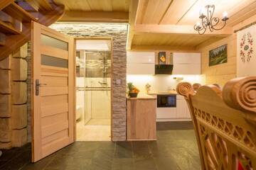 Фото номера Шале с двумя спальнями Шале Luksusowe Domki Elizy Luxury Chalets Poronin г. Поронин 23