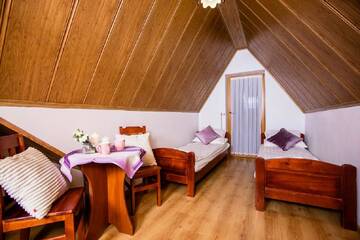 Фото номера Double Room in the attic with balcony Отели типа «постель и завтрак» Willa Bystry Potok г. Поронин 16